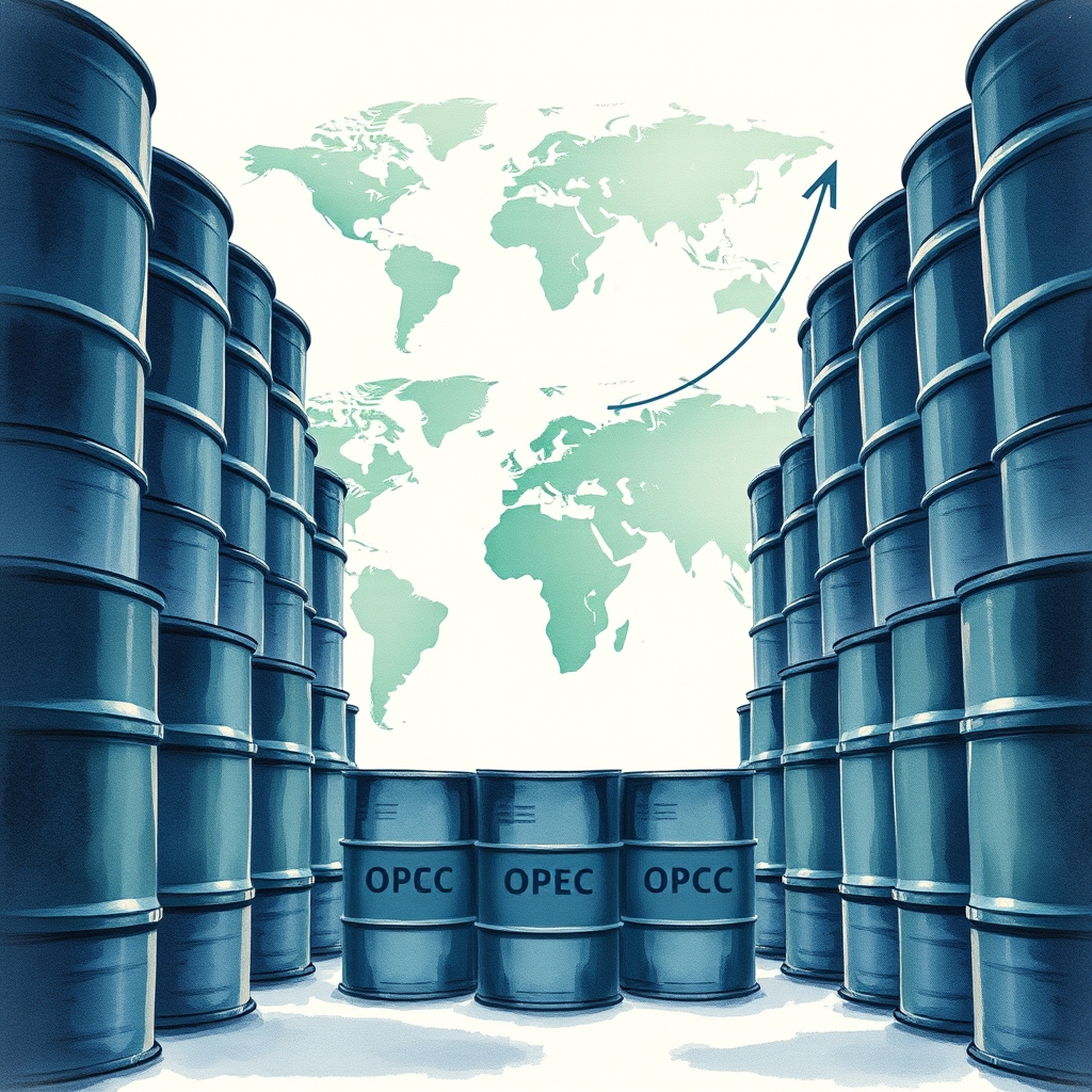 OPEC+ 7개 감산국, 일요일 8월 석유 쿼터 논의